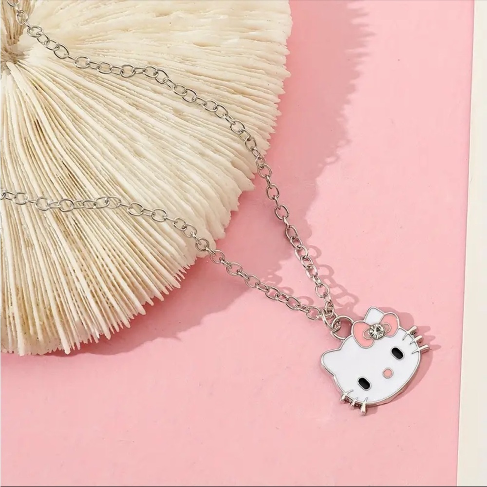 Cute Hello Kitty Pendant Necklace